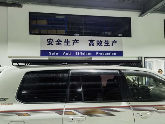 AL6063 SS304 재료 토요타 프라도 Lc200 지붕 래크와 긴 지붕 레일 래크 바구니