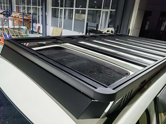 AL6063 SS304 재료 토요타 프라도 Lc200 지붕 래크와 긴 지붕 레일 래크 바구니