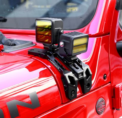 파우더 코팅 알루미늄 합금 4x4 기둥 조명 구조를 위한 가벼운 장착 브래킷