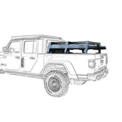 유니버설 4x4 트럭 침대 프레임 랙 자외선 저항 픽업 랙