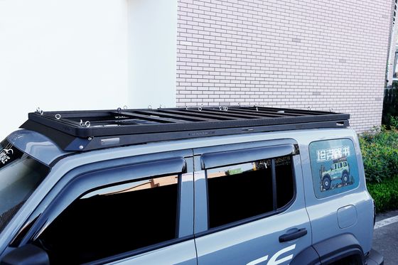SS304 척추 장착 4X4 탱크 300 액세서리 알루미늄 합금 저 프로필 지붕 철도 바구니 화물 자동차 지붕 래크 GWM