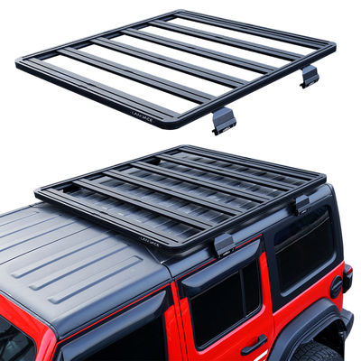 가벼운 검은색 4x4 알루미늄 합금 지붕 래크 25kg 용량