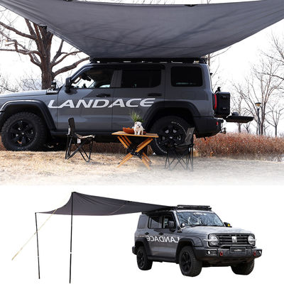 옥스퍼드 직물 차 사이드 아우닝 4x4 지붕 텐트 아우닝 방수