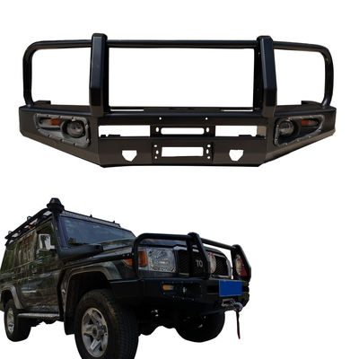 배송 7-15일 검은색 파우더 코팅 앞 배머 Landace LC79 4x4 자동차 바디 키트