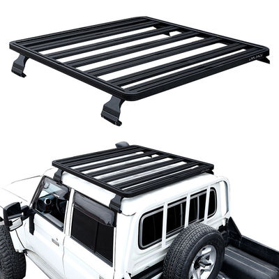 LC79 23.5kG 용량 유니버설 4WD 알루미늄을 위한 검은색 파우더 코팅 지붕 래크