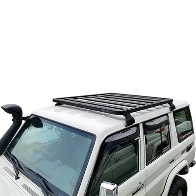 LC79 23.5kG 용량 유니버설 4WD 알루미늄을 위한 검은색 파우더 코팅 지붕 래크