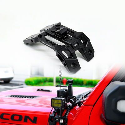 JEEP Wrangler JL A 기둥 후드 마운트 라이트 브래킷 부식 저항 알루미늄 합금