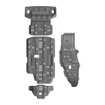 미쓰비시 파제로 4x4 오프로드용 라디에이터 엔진 전송 전송 스키드 플레이트 세트