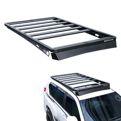 사용자 지정 로고 LC300 LC200 LC76 LC150 모험용 차량용 검은 알루미늄 지붕 랙