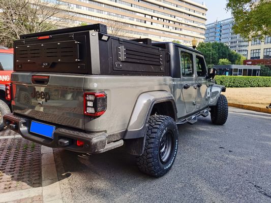 117 검은 알루미늄 합금 침대 덮개 텐도비 툰드라 도지 램 GMC와 토요타 툰드라