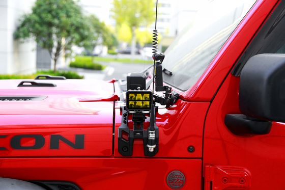 경직 저항 자동차 정면 유선 점광 장착 브래킷 Jeep JL 알루미늄 합금