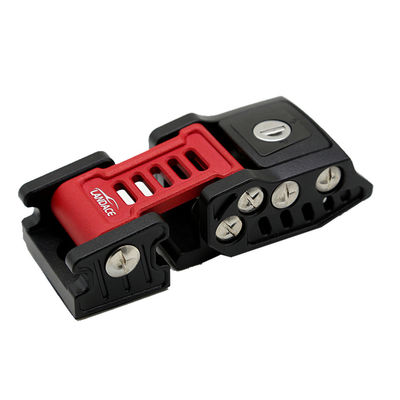 지프 랭글러 로킹 후드 잠금 키트 중량 알루미늄 합금 빨간색과 검은색