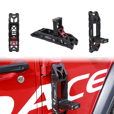 4x4 오프로드 알루미늄 사이드 도어 스텝 지프 랭글러 JL 하드 애노딩