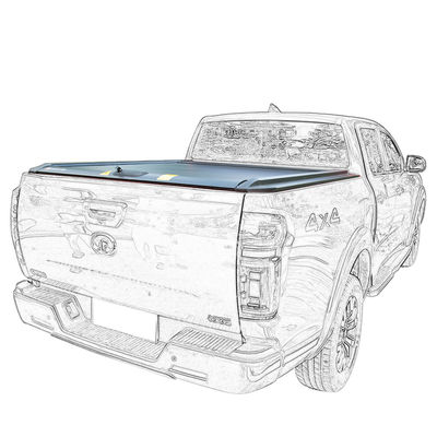 2015 Ram 2500 8ft 알루미늄 접기 하드 트럭 침대 덮개 망간제철