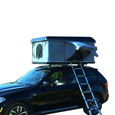 어두운 회색 삼각형 클램 셸 지붕 톱 텐트 4x4 지붕 텐트 하드 셸