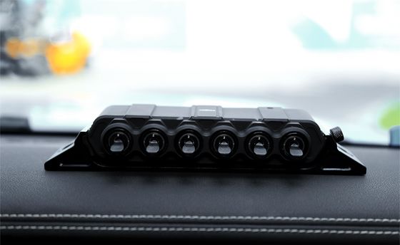 지붕 랙 마운트 무선 6 갱 LED 자동차 제어 스위치 패널