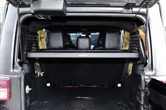 Wrangler JK 실내 화물 저장 래크 테이블 및 파우더 코팅 표면 마무리