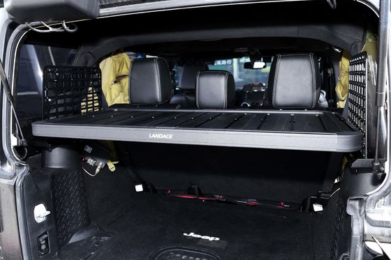 Wrangler JK 실내 화물 저장 래크 테이블 및 파우더 코팅 표면 마무리