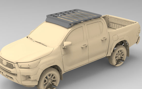 4x4 오프로드 알루미늄 자동차 지붕 랙 시스템으로 도요타 힐럭스를 업그레이드하십시오.