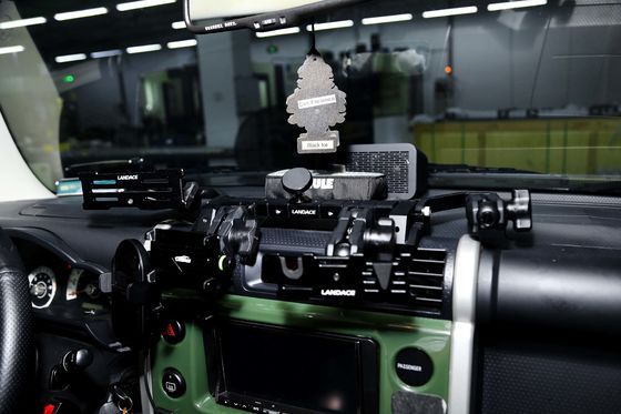 무선 자동차 스위치 패널 및 유연 4x4 FJ 센터 콘솔 브래킷 전화 홀더