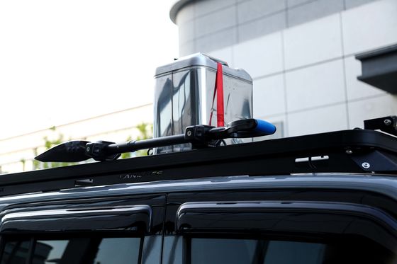 검은색 4X4 알루미늄 합금 저 프로필 수하물 탱크 300 GWM용 액세서리 지붕 레일 랙