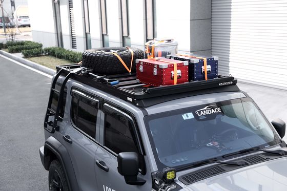 검은색 4X4 알루미늄 합금 저 프로필 수하물 탱크 300 GWM용 액세서리 지붕 레일 랙
