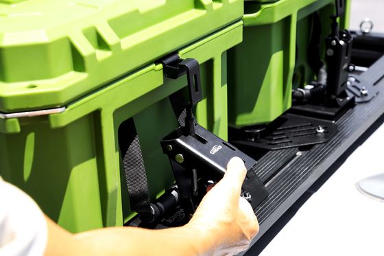 JEEP 자동차 펌프 중량형 맞춤 알루미늄 합금 110L 도구 상자 자동차 지붕 트렁크