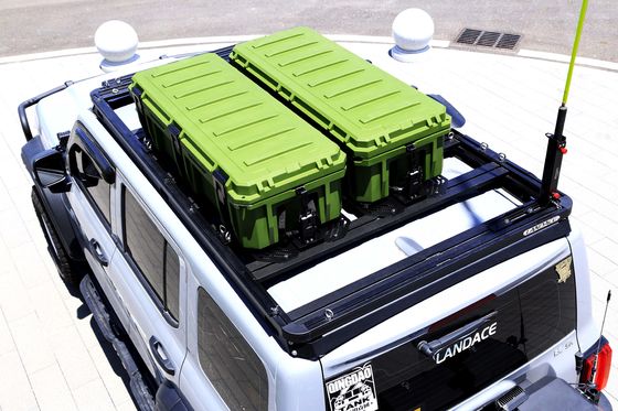 JEEP 자동차 펌프 중량형 맞춤 알루미늄 합금 110L 도구 상자 자동차 지붕 트렁크