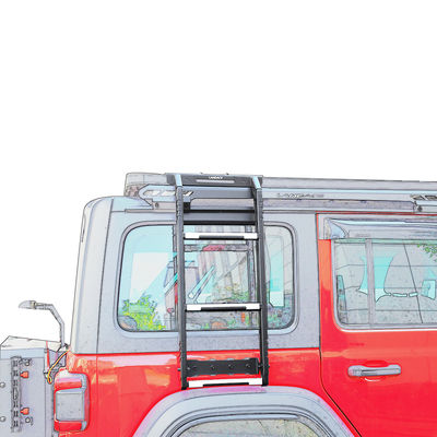 4x4 오토 액세서리 전자 분해 표면 처리와 함께 철 lateral door ladder