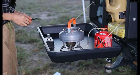 육상 저장 상자 도구 상자 뒷 문 외부 저장 상자