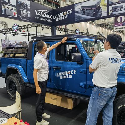 JEEP 호환성 파우더 코팅 조정 가능한 픽업 롤 바 지붕 텐트 트럭 침대 랙