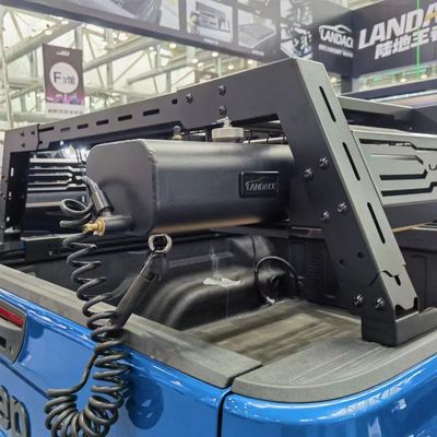 JEEP 호환성 파우더 코팅 조정 가능한 픽업 롤 바 지붕 텐트 트럭 침대 랙