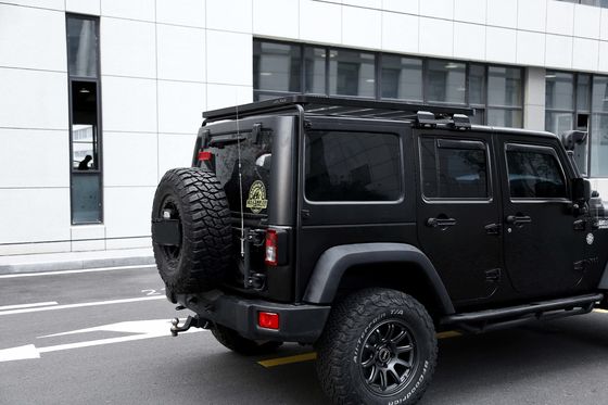 200kg 로딩 용량 지붕 장착 4 개의 문 Wrangler JK를위한 오프로드 알루미늄 지붕 랙
