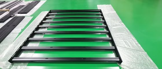 커스텀 밴 부품 캠퍼 밴 지붕 랙 플랫폼 야외 캠핑 활동에 검은색