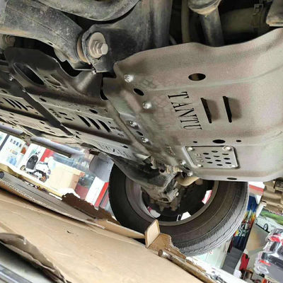 4x4 도요타 툰드라 스키드 플레이트 검은색 페인트 엔진 보호