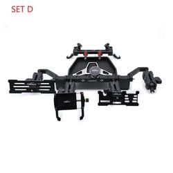 검은색 4x4 차량 대시 폰 홀더 유연한 각 중앙 콘솔 받침대 SET D