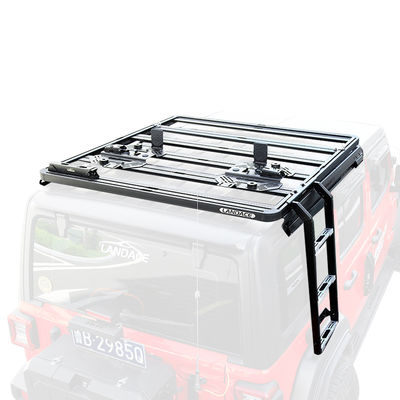18-23 Wrangler Rubicon Jeep 지붕 사다리 검은색