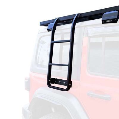 쉽게 설치할 수 있는 이중 측면 사다리 JEEP Wrangler 2018-2023 JL JK용 자동차 지붕 사다리