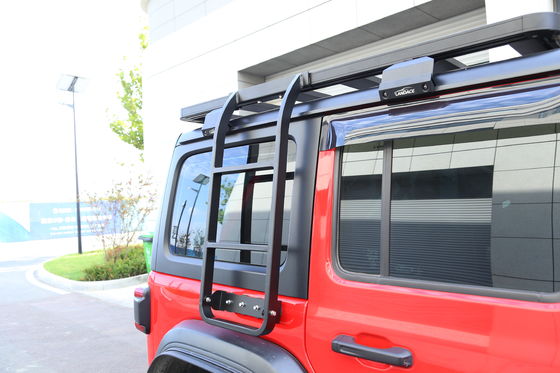 쉽게 설치할 수 있는 이중 측면 사다리 JEEP Wrangler 2018-2023 JL JK용 자동차 지붕 사다리