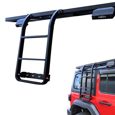 Jeep WranglerJL 지붕 랙을 위한 스타일리시하고 기능적인 검은색 스테인리스 스틸 사이드 레드