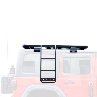 Jeep WranglerJL 지붕 랙을 위한 스타일리시하고 기능적인 검은색 스테인리스 스틸 사이드 레드