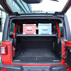 JEEP Wrangler JL 내부 화물 저장 랙 테이블 알루미늄 합금 OEM 제조
