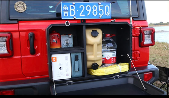 후면 마운트 외부 방수 엽 금속 스테인리스 스틸 알루미늄 툴 박스 트럭 및 작업 현장