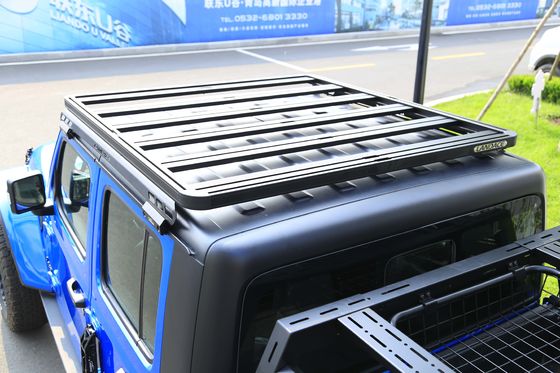 지프 글래디에이터 JT 지붕 래크 키트 블랙 파우더 코팅과 200kg 부하 용량