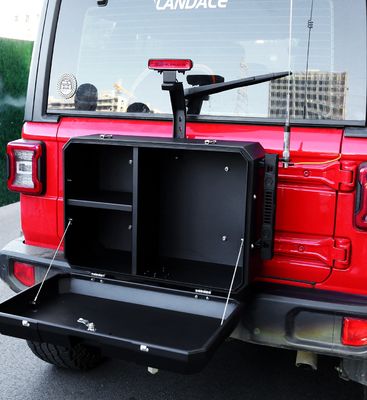 2018-2018 Jeep Wrangler JL JK 2018-2018 배문 외부 저장 상자 쉽게 설치하기 위해