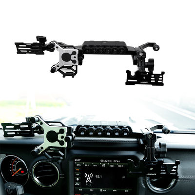 4x4 차량 액세서리 알루미늄 합금 중앙 콘솔 브래킷 지프용 휴대 전화 홀더