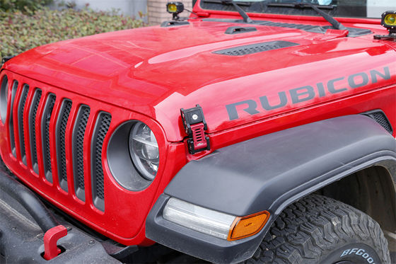 JEEP Wrangler JL Gladiator 오프로드 차량 알루미늄 합금 후드 잠금 133*56*42mm