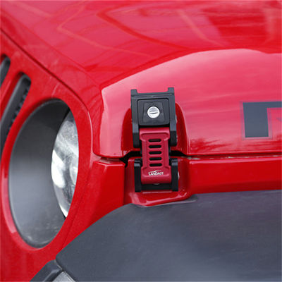 JEEP Wrangler JL Gladiator 오프로드 차량 알루미늄 합금 후드 잠금 133*56*42mm