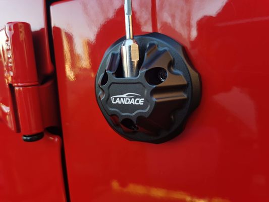 74*74*30mm 검은 알루미늄 합금 안테나 베이스 커버 주류 Jeep Wrangler JL JK