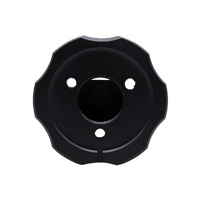74*74*30mm 검은 알루미늄 합금 안테나 베이스 커버 주류 Jeep Wrangler JL JK